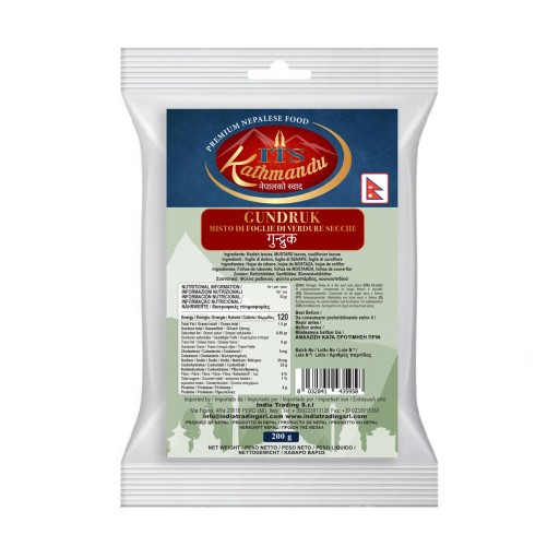Nakladané sušené listy Gundruk Kathmandu 200g