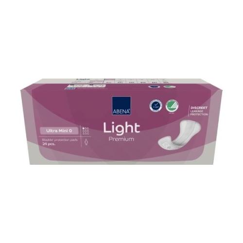 ABENA light premium ultra mini 0 - vložky, 24 ks.
