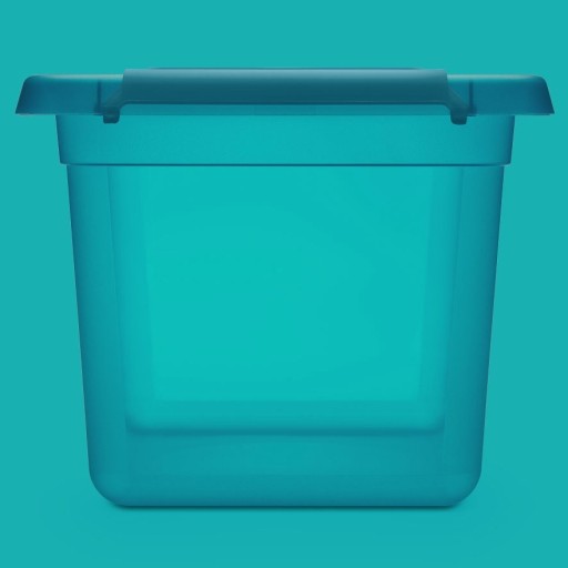 Nádoby Plastové boxy do domácnosti s vekom Moxom BaseStore 2x 3 l