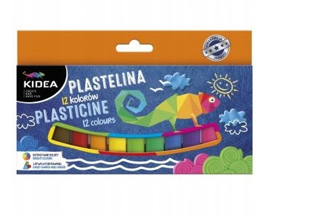 ŠKOLSKÉ PLASTIKY PRE DETI 12 INTENZÍVNYCH FARIEB KIDEA