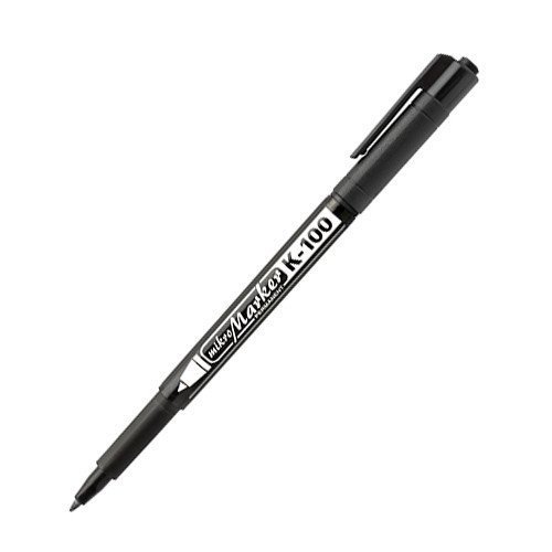FILE CLIP CD MARKER permanentný BLACK KAMET K-100