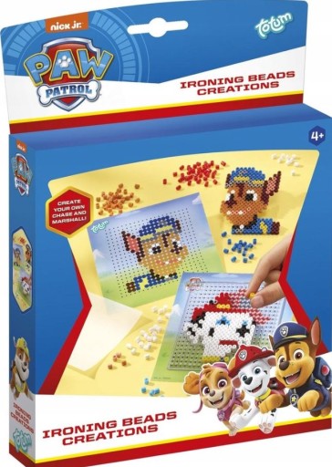 Nažehľovacie korálky Nažehľovacie žehličky Paw Patrol Chase Marshall