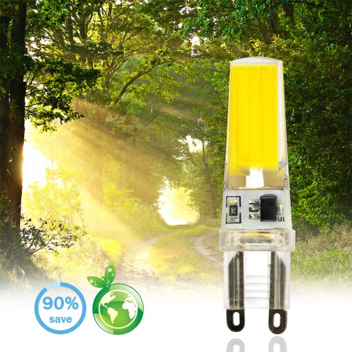 LED KAPSULOVÁ Žiarovka MINI G9 5W = 50W 6500K studená farba COB 230V LUMILED