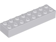 LEGO 3007 BRICK 2x8 svetlosivá LBG NOVINKA (5g)