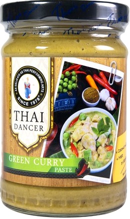 Thajská korenistá zelená kari pasta 227 g THAI DANCER