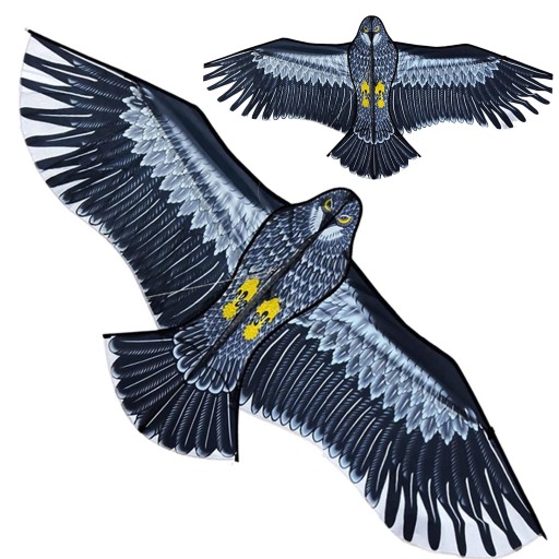 MEGA KITE EAGLE SILNÝ VEĽKÝ OBROVSKÝ VTÁK XXL 150 CM Odpudzovač VTÁKOV