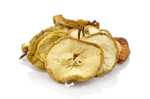 Jablkové lupienky Sušené plátky jabĺk, 250g, celé