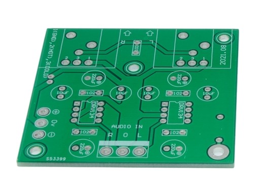 RCA XLR NA 2X DRV134 SIGNÁL PREVODNÍKA PCB