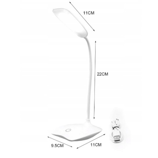LAMPA DO ŠKOLY 14 LED USB TOUCH