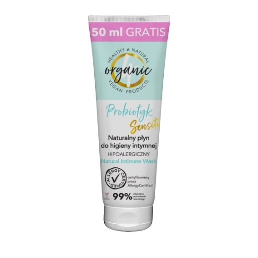 4ORGANIC Natural Natural liquid na intímnu hygienu Probiotic 250ml