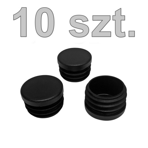 Zátky na potrubie priemer 32, čierne - 10 ks.