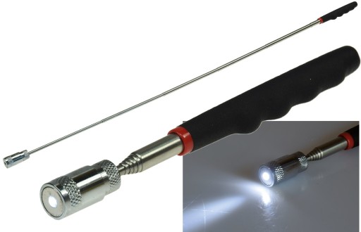 Magnetická LED baterka na teleskop