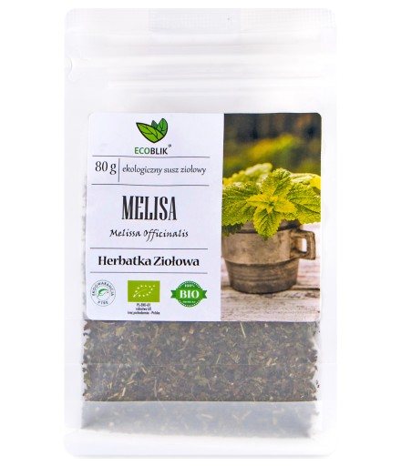 ECOBLIK Organický bylinný čaj EKOLOGICKÁ MELISA