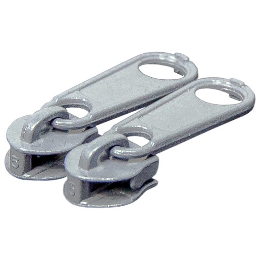 Páska na špirálový zips 5 mm, ŠEDÁ, 20 zipsov, 10 metrov