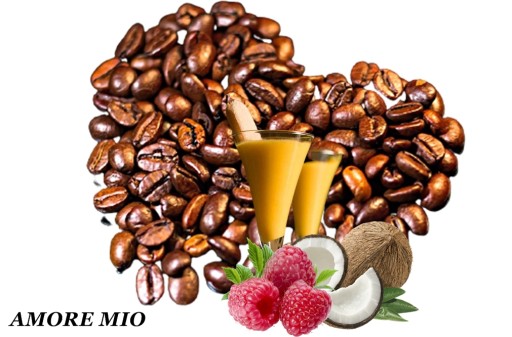 AMORE MIO - káva 100 g RASPBERRIES COCONUT ADVOCATE
