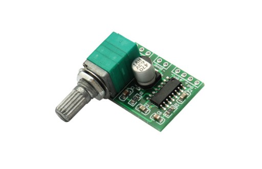 Modul PAM8403 - 5V 2x3W zosilňovač s vypínačom