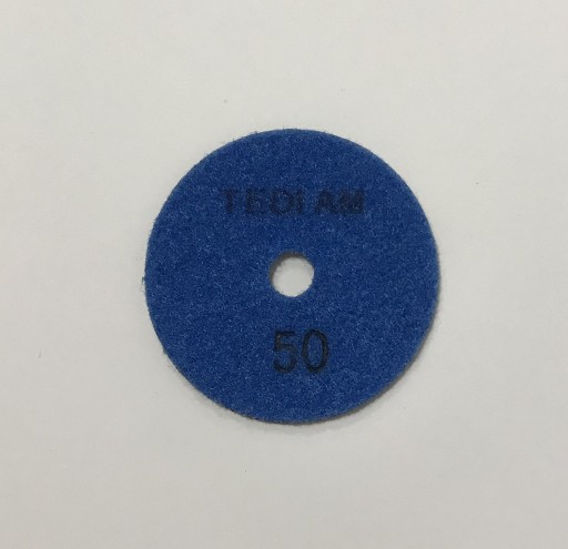 Leštiaci kotúč Leštiaci kotúč na suchý zips na kameninu 100 mm #50 TEDIAM