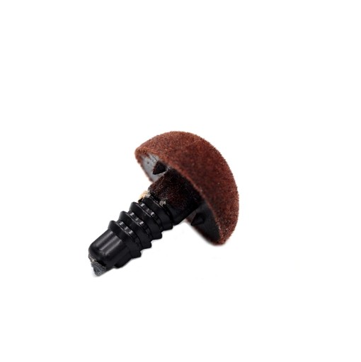 HNEDÝ SEMIŠOVÝ MASKOT NOS 22 mm