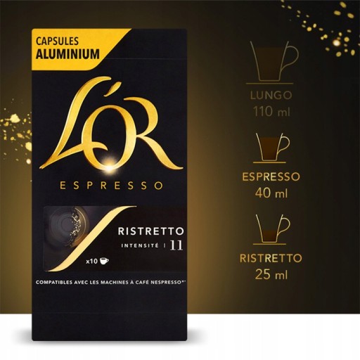 L'OR kapsuly kompatibilné s Nespresso(r)* 10 ks.