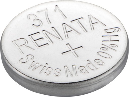 1x strieborná batéria RENATA 371 (SR920SW)