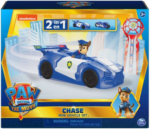 FILM PAW PATROL CHASE POLICAJNÝ AUTOMOTOR 2V1 + OBRÁZOK