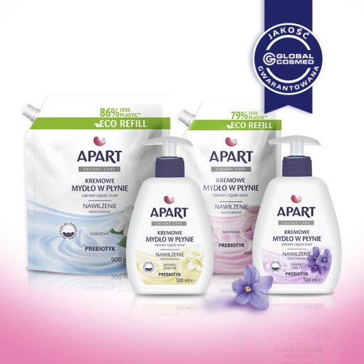 Apart Krémové tekuté mydlo Magnolia Náplň 400 ml