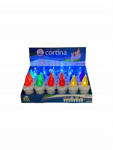 LED SVIEČKOVÁ VLOŽKA 10,5 CM MULTICFAREBNÁ PAM