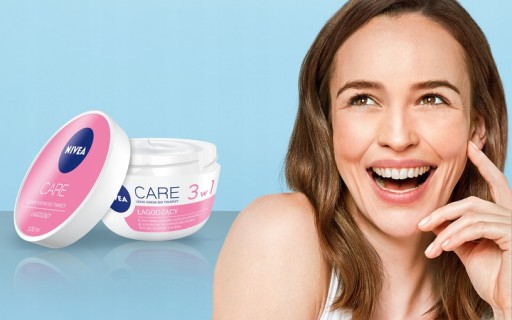 NIVEA CARE 3v1 hydratačný krém na tvár 100ml