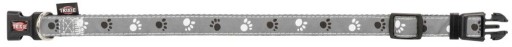 Reflexný obojok pre psa Silver M-L-S 35-55cm