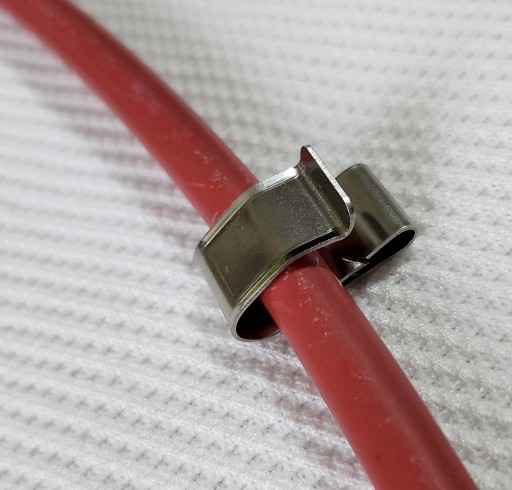 10x Frame Clip Držiak na kábel PV Solar DC Cable 4-6mm2 MC4