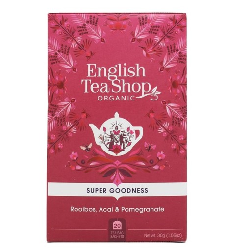 Rooibos Acai a čaj z granátového jablka 20x1,5g BIO English Tea Shop