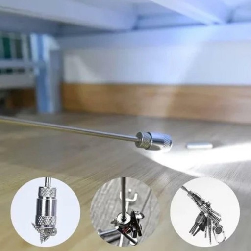 MAGNETICKÝ UCHOVÁVAČ LED TELESKOPICKÝ MAGNET 80cm