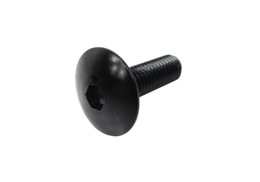 SKRUTKY, HLINÍKOVÉ KLAPKY SKRUTKA, 6MM, ČIERNA