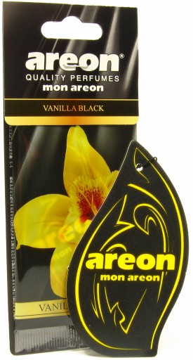 Vôňa do auta prívesok do auta AREON VANILLA BLACK