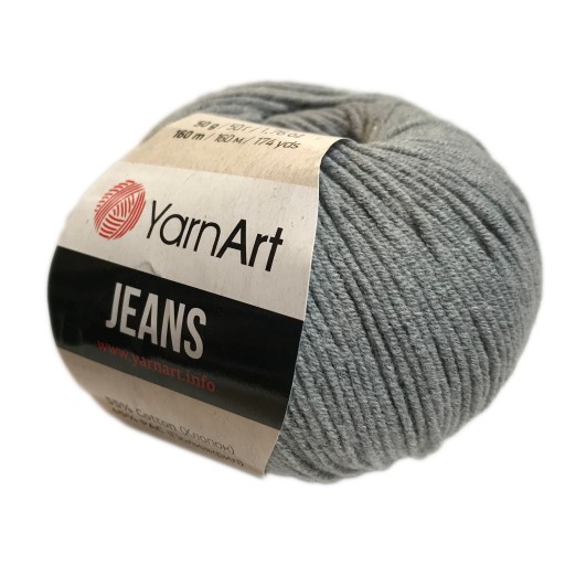 YARNART JEANS 46 priadza, šedá