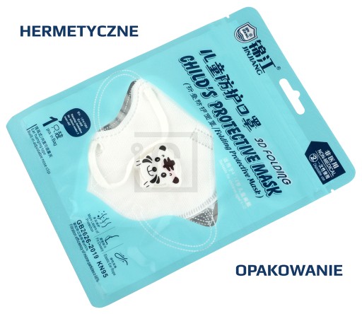 MASKA PRE DETI PROTISMOGOVÁ MASKA KN95 FFP2