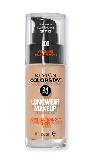 Revlon Colorstay Foundation pre mastnú a zmiešanú pleť 200 Nude 30ml