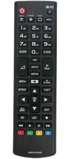 DIAĽKOVÉ OVLÁDANIE AKB74475481 PRE LED SMART TV LG