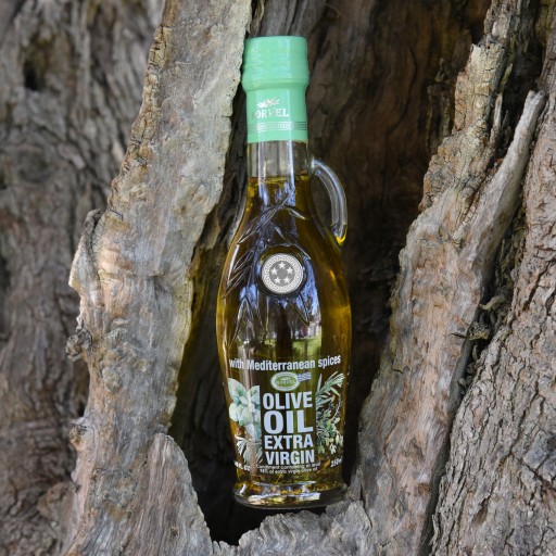 KORVEL Grécky extra panenský olivový olej, 250 ml s bylinkami