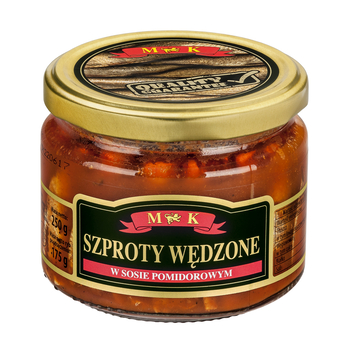 1x 250g MK Údené šproty v paradajkovej omáčke