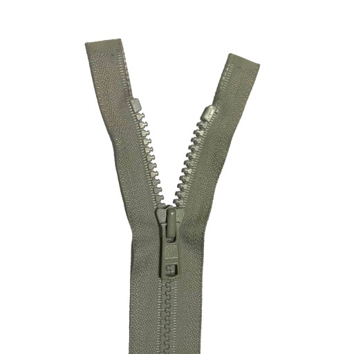 YKK zips 50cm KOCKOVÝ ŠEDÝ