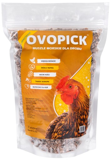 Ovopick 2 kg vápnikových minerálov pre nosnice pre hydinu