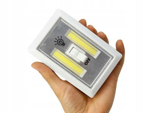 Bezdrôtová LED COB lampa s magnetickým spínačom