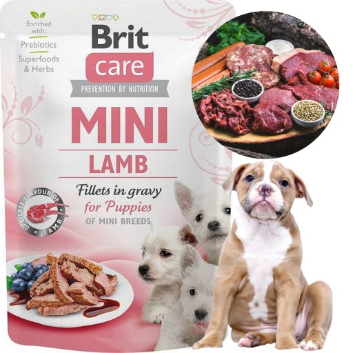 Brit Care Mini Puppy Jahňacie filety 85g