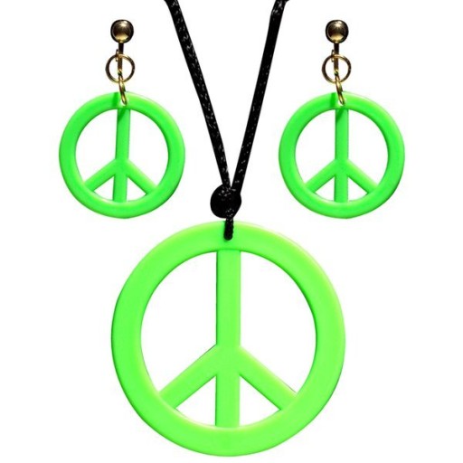 PACIFIC ŠPERK HIPPIE ZELENÝ PRÍvesok + NÁUŠNICE