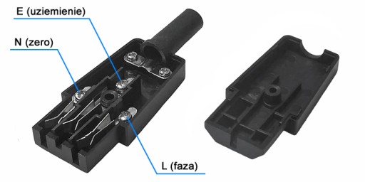 AC IEC320 C13 250V/10A napájacia zásuvka na kábel