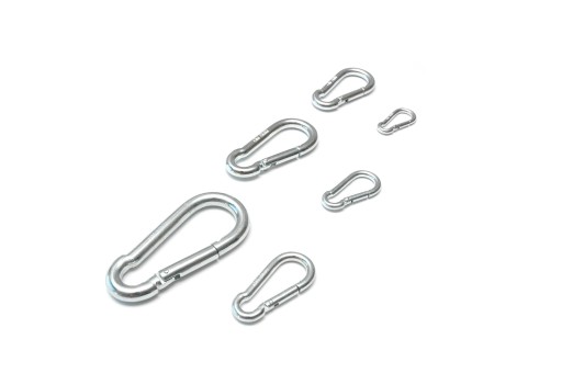 POZINKOVANÁ KARABÍNA NA LANÁ 4 MM 4X40mm /10ks/