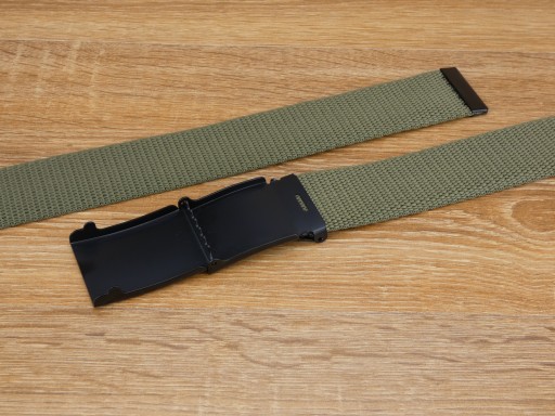 MILITARY taktický opasok na pánske nohavice, čierny, 130 cm
