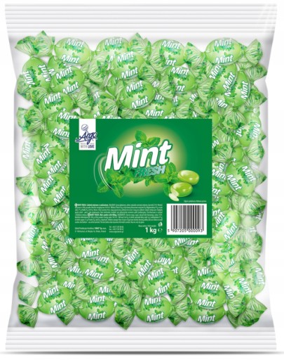 Argo MINT FRESH Cukríky s príchuťou mäty s náplňou 1kg