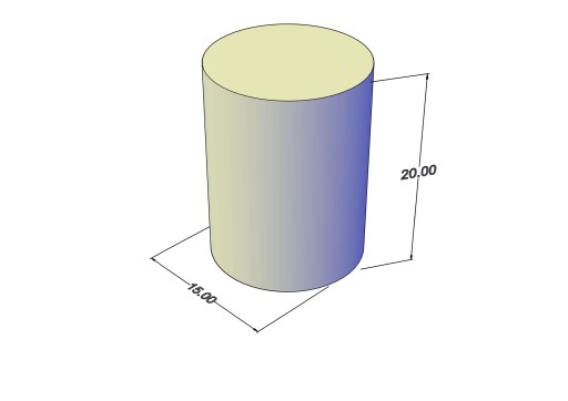 Cylindrický neodymový magnet MW 15x20 N38